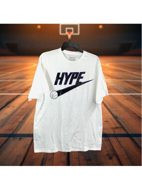 Effectus Never Worn White Hype Basketball T-shirt Men Large